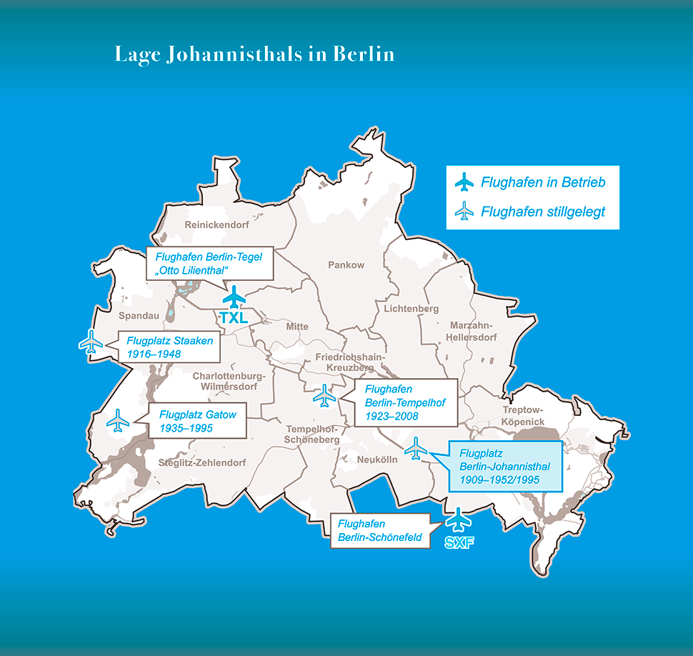 Faltblatt: Flugplatz Johannisthal